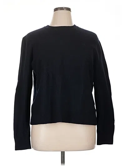 Pre-owned Calvin Klein Pullover Sweater In Black