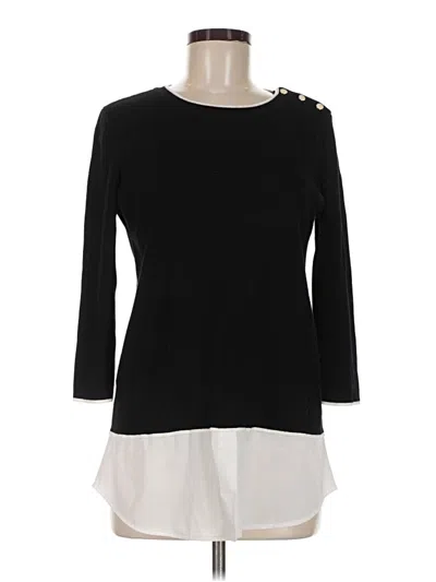 Pre-owned Calvin Klein Pullover Sweater In Black