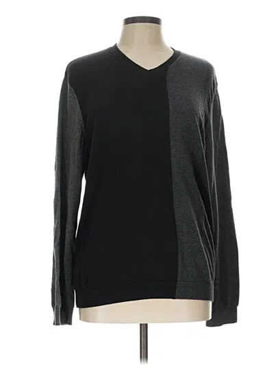 Pre-owned Calvin Klein Pullover Sweater In Black