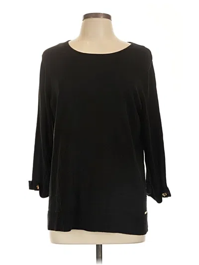 Pre-owned Calvin Klein Pullover Sweater In Black