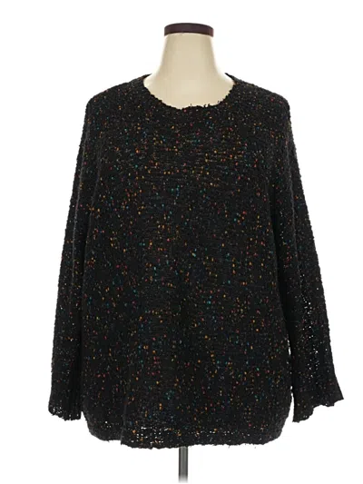 Pre-owned Calvin Klein Pullover Sweater In Black