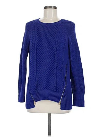 Pre-owned Calvin Klein Pullover Sweater In Blue