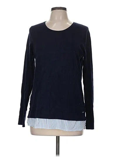 Pre-owned Calvin Klein Pullover Sweater In Blue