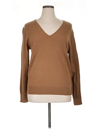 Pre-owned Calvin Klein Pullover Sweater In Brown