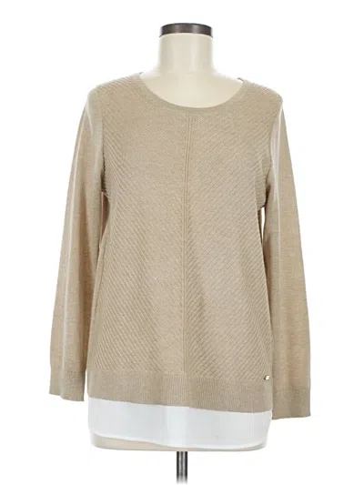 Pre-owned Calvin Klein Pullover Sweater In Brown