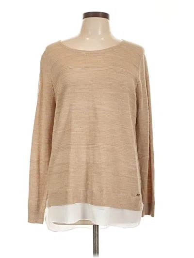 Pre-owned Calvin Klein Pullover Sweater In Brown