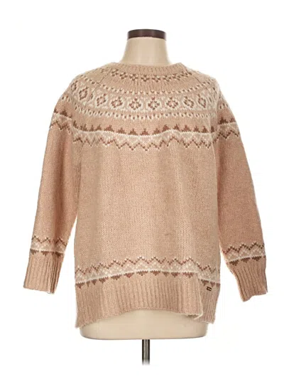 Pre-owned Calvin Klein Pullover Sweater In Brown