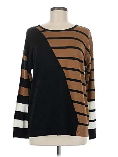 Pre-owned Calvin Klein Pullover Sweater In Brown