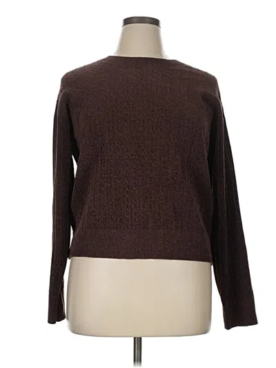 Pre-owned Calvin Klein Pullover Sweater In Brown
