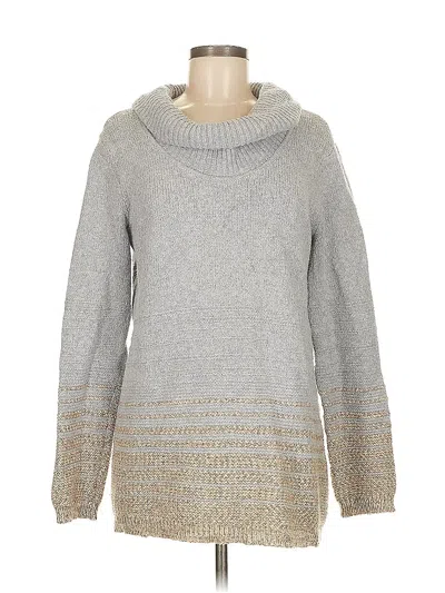 Pre-owned Calvin Klein Pullover Sweater In Gray