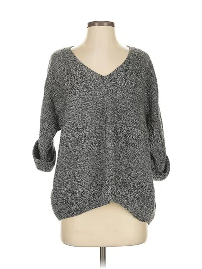 Pre-owned Calvin Klein Pullover Sweater In Gray