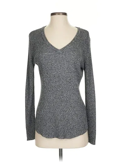 Pre-owned Calvin Klein Pullover Sweater In Gray