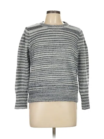 Pre-owned Calvin Klein Pullover Sweater In Gray