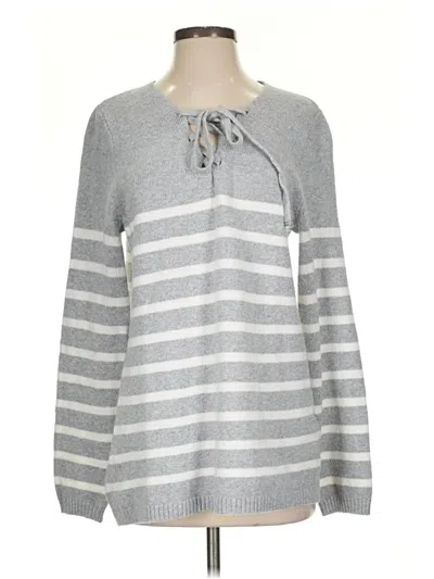 Pre-owned Calvin Klein Pullover Sweater In Gray