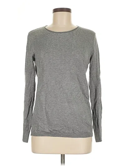 Pre-owned Calvin Klein Pullover Sweater In Gray