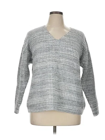 Pre-owned Calvin Klein Pullover Sweater In Gray