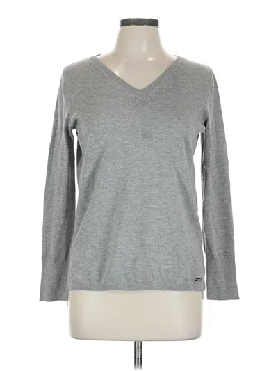 Pre-owned Calvin Klein Pullover Sweater In Gray
