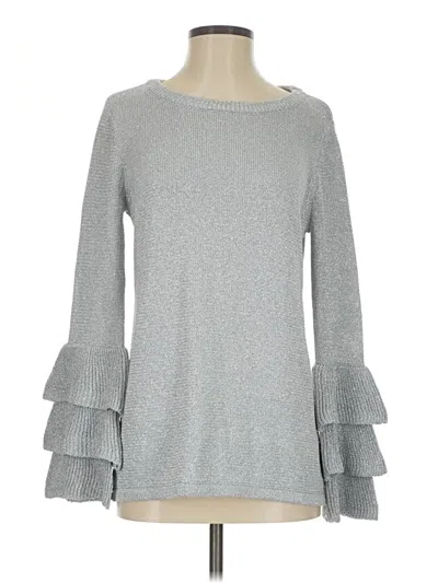 Pre-owned Calvin Klein Pullover Sweater In Gray
