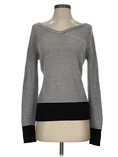 Pre-owned Calvin Klein Pullover Sweater In Gray