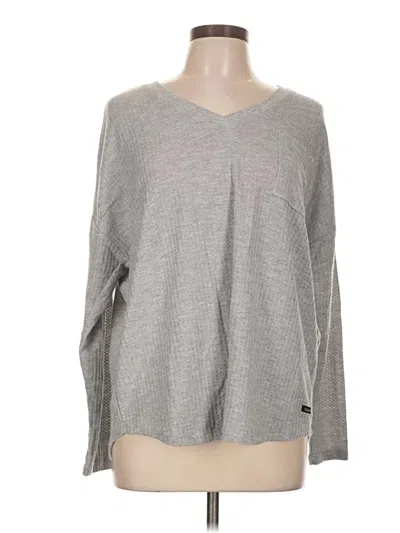 Pre-owned Calvin Klein Pullover Sweater In Gray
