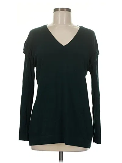 Pre-owned Calvin Klein Pullover Sweater In Green