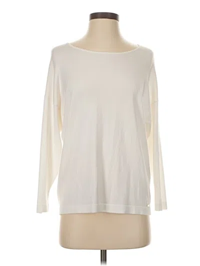 Pre-owned Calvin Klein Pullover Sweater In Ivory
