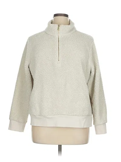 Pre-owned Calvin Klein Pullover Sweater In Ivory