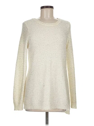 Pre-owned Calvin Klein Pullover Sweater In Ivory