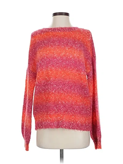 Pre-owned Calvin Klein Pullover Sweater In Orange