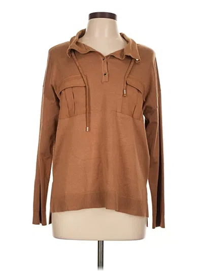 Pre-owned Calvin Klein Pullover Sweater In Orange