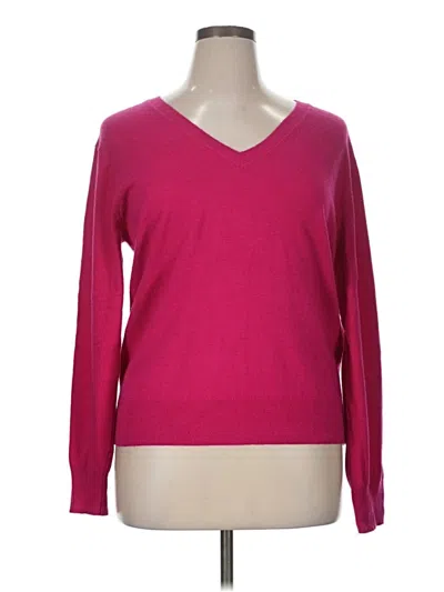 Pre-owned Calvin Klein Pullover Sweater In Pink