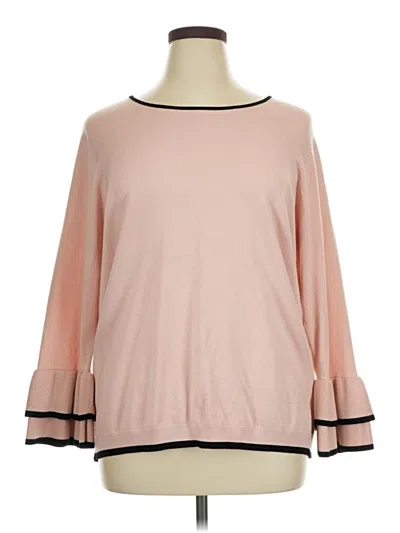 Pre-owned Calvin Klein Pullover Sweater In Pink