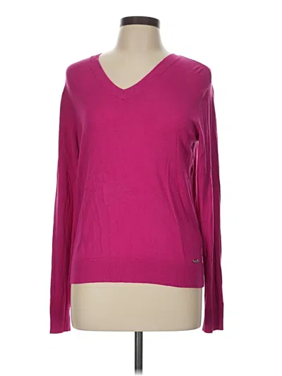 Pre-owned Calvin Klein Pullover Sweater In Pink