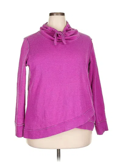 Pre-owned Calvin Klein Pullover Sweater In Purple