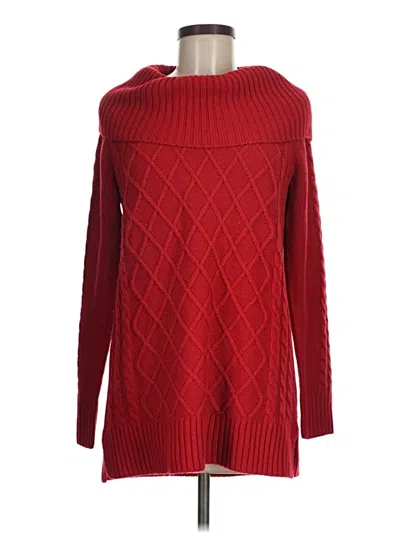 Pre-owned Calvin Klein Pullover Sweater In Red