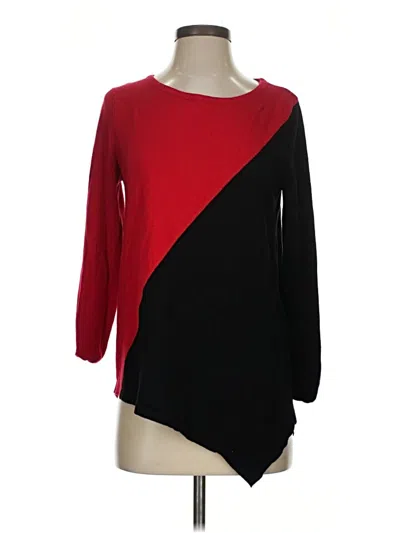 Pre-owned Calvin Klein Pullover Sweater In Red