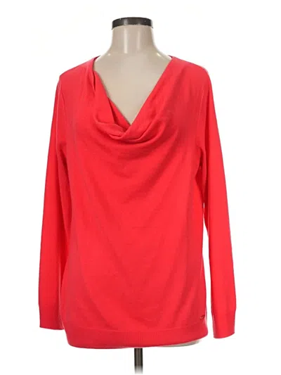 Pre-owned Calvin Klein Pullover Sweater In Red