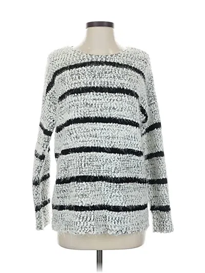 Pre-owned Calvin Klein Pullover Sweater In Silver