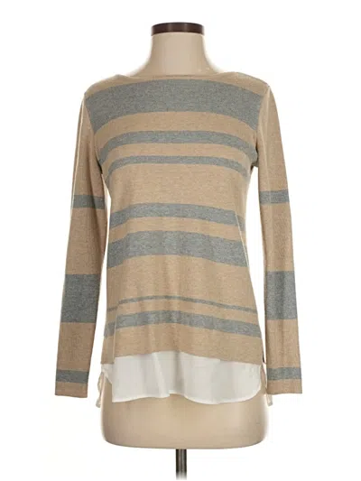 Pre-owned Calvin Klein Pullover Sweater In Tan