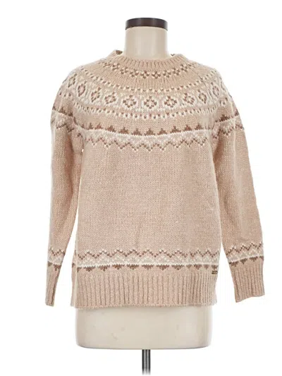 Pre-owned Calvin Klein Pullover Sweater In Tan