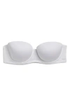 Calvin Klein Pure Micro Strapless Bra In Classic White