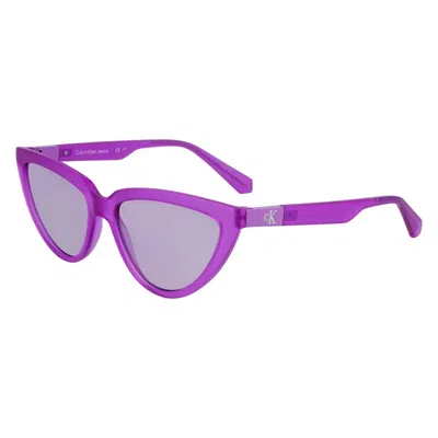 Calvin Klein Purple Cat Eye Ladies Sunglasses Ckj23658s 540 56