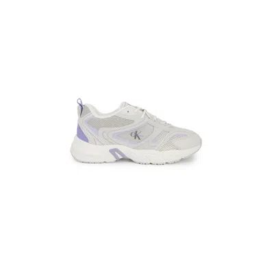 Calvin Klein Purple Leather Women's Sneaker