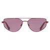 Calvin Klein Purple Pilot Unisex Sunglasses Ckj23220s 600 58 In Brown