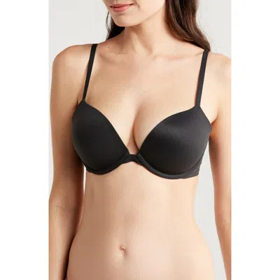 Calvin Klein Push-up Plunge Bra In Black