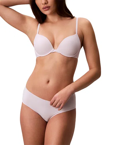 Calvin Klein Push Up Plunge Bra In Blue