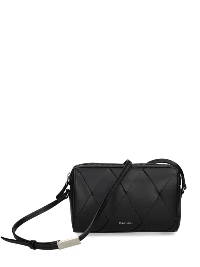Calvin Klein Quilted Cross Body Bag In Black
