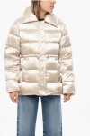 Calvin Klein Quilted Jacket With Drawstringed Waist In Multi