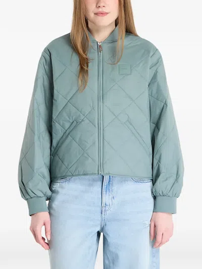 Calvin Klein Quilted Lightweight Jacket In Green