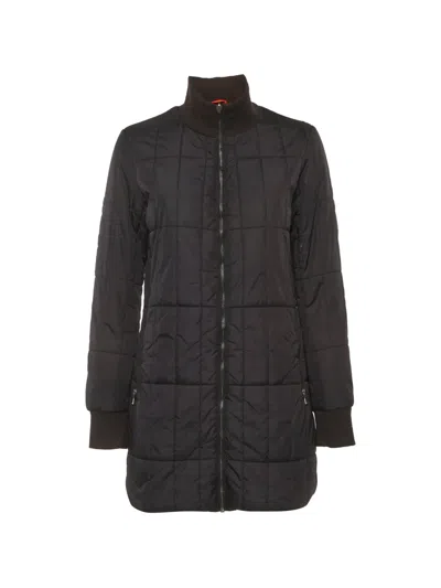 Pre-owned Calvin Klein Quilted Puffer Jacket In Black